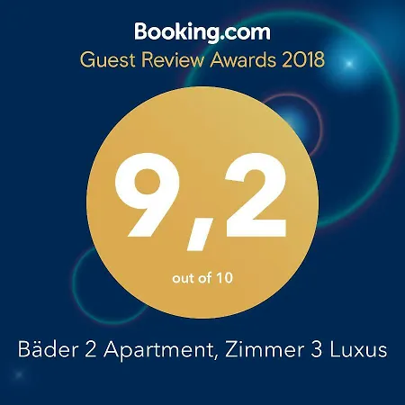 Luxus 3 Apartment, 2 Bader *